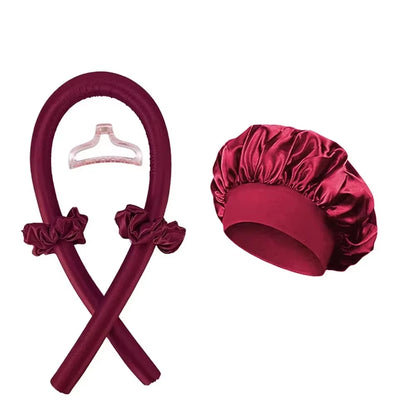 Heatless Curling Rod Night Cap No Heat Ribbon Lazy Hair Curlers Headband Hair Rollers Sleeping Soft Headband Hair Styling Tools